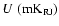 $U\;({\rm mK_{RJ}})$