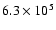 $6.3\times10^5$