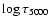$\log\tau_{5000}$