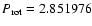 $P_{\rm rot}=2.851976$
