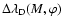 $\Delta\lambda_{\rm D}(M,\varphi)$