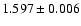 $1.597\pm 0.006$