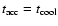 $t_{\rm acc} = t_{\rm cool}$