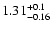 $\rm 1.31^{+0.1}_{-0.16}$