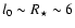 $l_{0} \sim R_{\star} \sim 6$