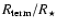 $R_{{\rm term}}/R_{\star}$