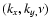 $(k_{x},k_{y,}\nu)$
