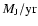 $M_{\rm J}/{\rm yr}$