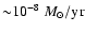 ${\sim} 10^{-8}~{M_{\odot}/\rm yr}$