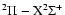 ${^2\Pi } - {\rm X}{^2\Sigma ^+}$