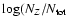 $\log(N_{Z}/N_{\rm tot}$