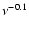 $\nu^{-0.1}$