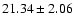 $21.34 \pm 2.06$