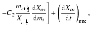 $\displaystyle \left. -C_2\frac{m_{i+\frac 12}}{X_{_{i+\frac 12}}}%
\frac{{\rm d...
...d}m_i}\right] +\left( \frac{{\rm d}X_{\alpha
i}}{{\rm d}t}\right) _{{\rm nuc}},$