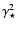 $ \gamma_{\star}^2$