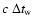 $c~\Delta t_{\rm w}$