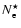 $N^{\star}_{\rm e}$