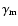 $\gamma_{\rm m}$