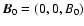 $\vec{B}_0=(0,0,B_0)$