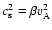 $c_{\rm s}^2=\beta v_{\rm A}^2$