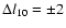 $\Delta l_{10} = \pm 2$