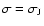 $\sigma=\sigma_{\rm J}$