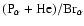 $\rm (P_{\alpha}+He)/Br_{\alpha}$