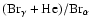 $\rm (Br_{\gamma}+He)/Br_{\alpha}$