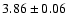 $3.86\pm0.06~$