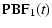$\displaystyle {\rm PBF}_1(t)$