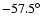 $-57.5^{\circ}$