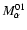 $M_{\alpha}^{01}$