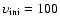 $\upsilon _{\rm {ini}}= 100$