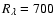 ${R}_{\lambda }=700$