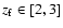 $z\rm _f \in [2,3]$