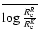 $\overline{ \log \frac{R^R_{\rm e}}{R^K_{\rm e}} }$