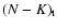 $(N-K)_{\rm t}$