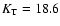 ${K_{\rm T}=18.6}$