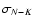$\sigma_{N-K}$