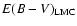 $E(B-V)_{\rm LMC}$