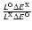 ${L^{\rm O}\Delta E^{\rm X} \over L^{\rm X}\Delta E^{\rm O}}$