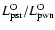 ${L^{\rm O}_{\rm psr}/L^{\rm O}_{\rm pwn}}$