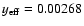 $y_{\rm eff} = 0.00268$