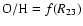${\rm O/H} = f(R_{\rm 23})$
