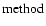 ${\rm method}$