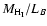 $M_{\rm H_I}/L_B$