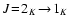 $J\!=\!2_K\!\rightarrow\!1_K$