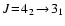 $J\!=\!4_{\rm 2}\!\rightarrow\!3_1$