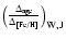 $\left( \frac{\Delta_{\rm age}}{\Delta_{\rm [Fe/H]}} \right)_{{\rm\tiny {W,J}}}$