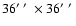 $36\hbox{$^\prime$ }\hbox{$^\prime$ }\times 36 \hbox{$^\prime$ }\hbox{$^\prime$ }$